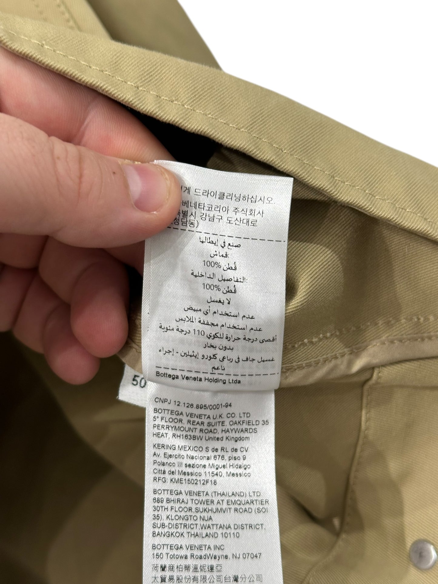 Bottega Veneta Flap Pocket Shirt Size 50