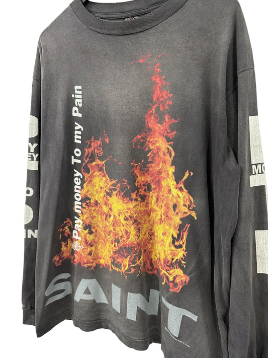 Saint Michael Pay Money to my Pain Longsleeve Size L