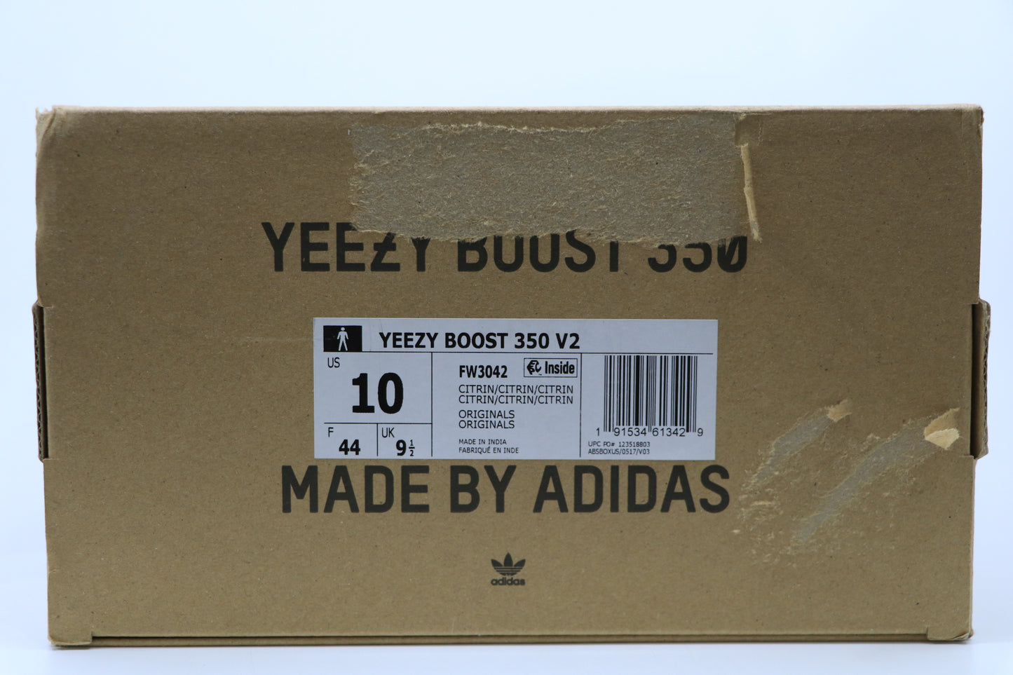 Yeezy 350 V2 Citrin Size 10