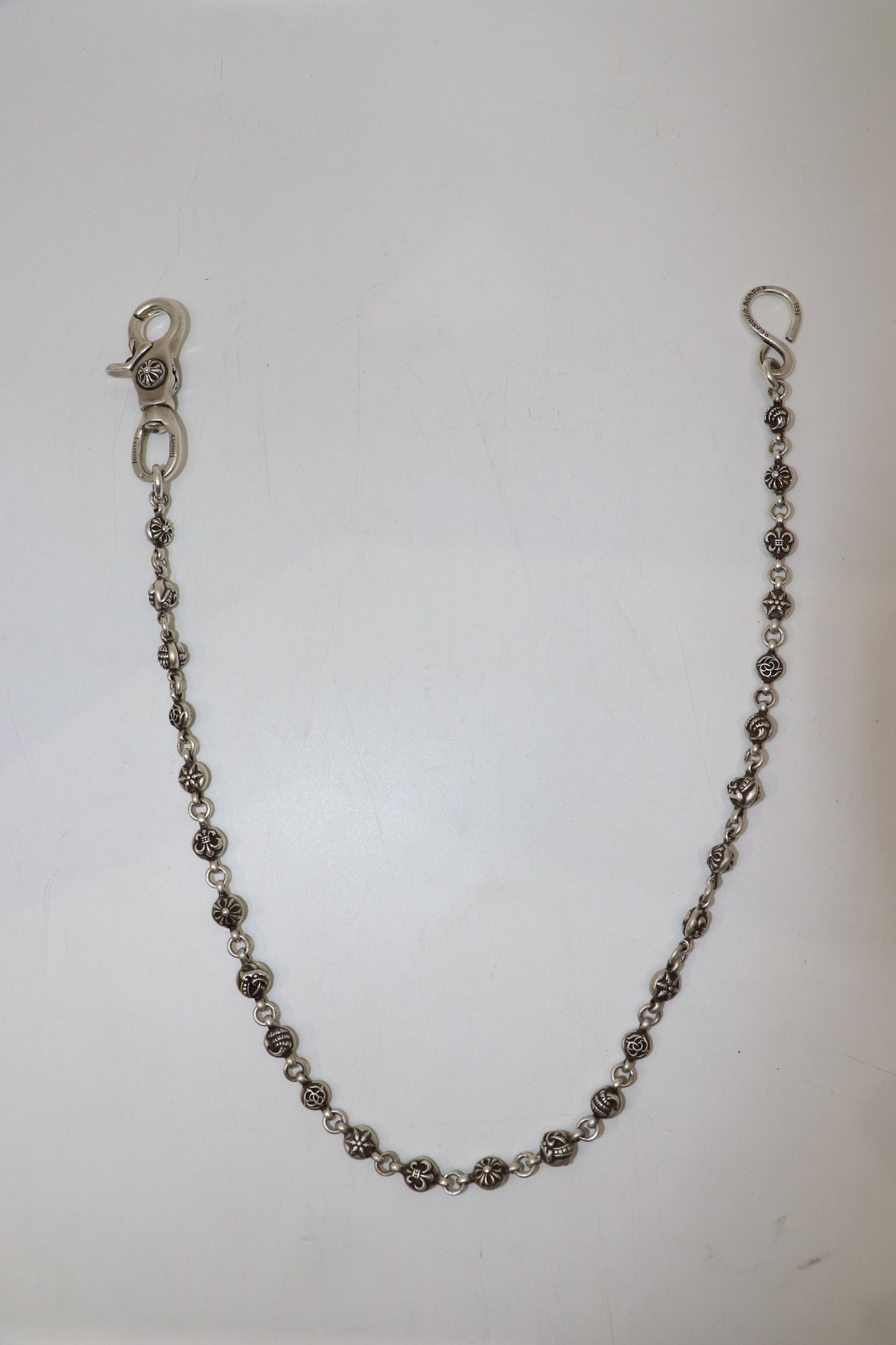 Chrome Hearts Multi Motif Crossball Wallet Chain 24”