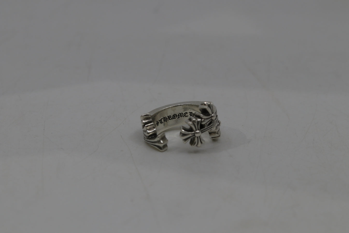 Chrome Hearts Triple Cross Ring Size 8