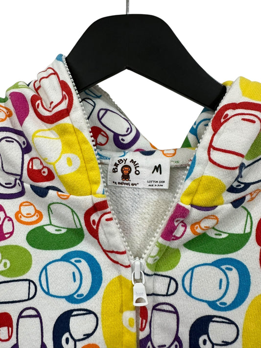 Bape Baby Milo 2006 Multicolor Zip Up Size M