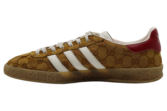 Adidas x Gucci Gazelle GG Biege Brown Size 10.5