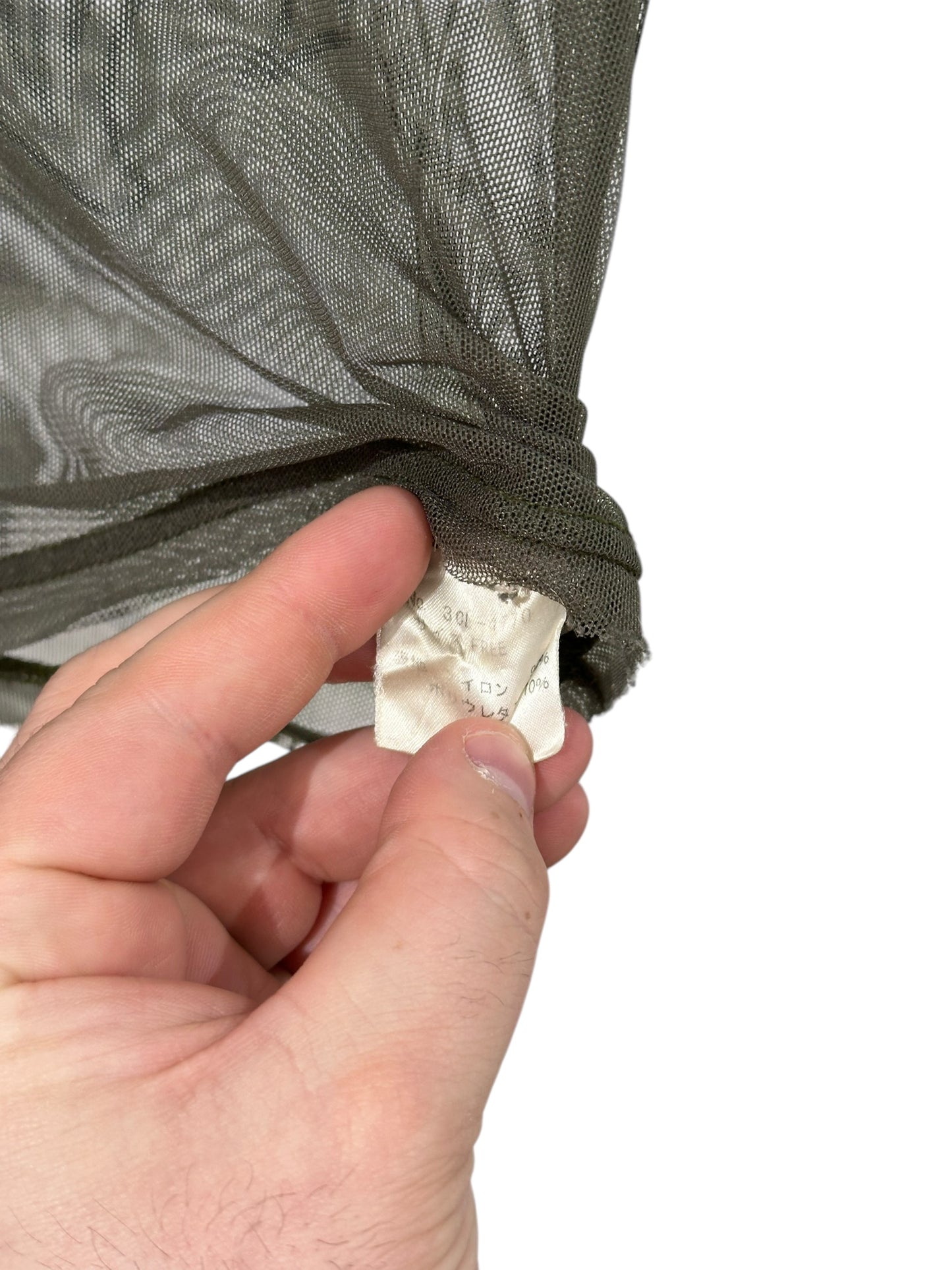 Hysteric Glamour Tattoo Mesh Longsleeve Shirt Size Small