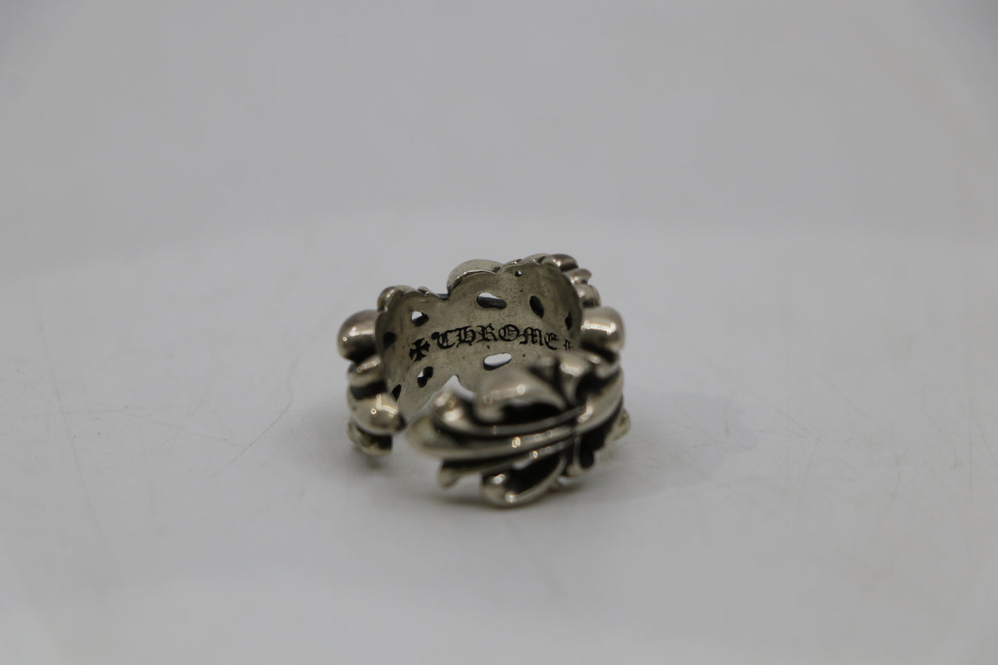 Chrome Hearts Double Floral Ring Size 5