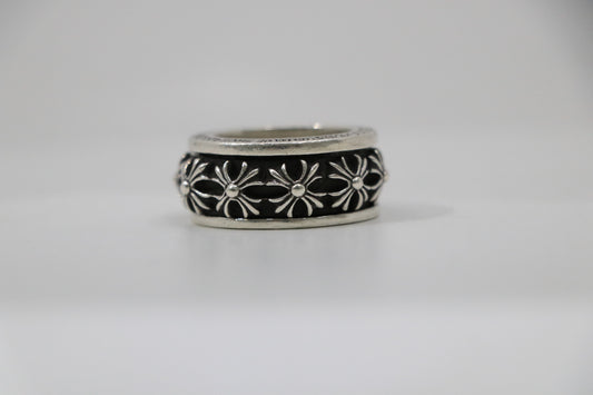 Chrome Hearts CH X Spinner Ring Size 11