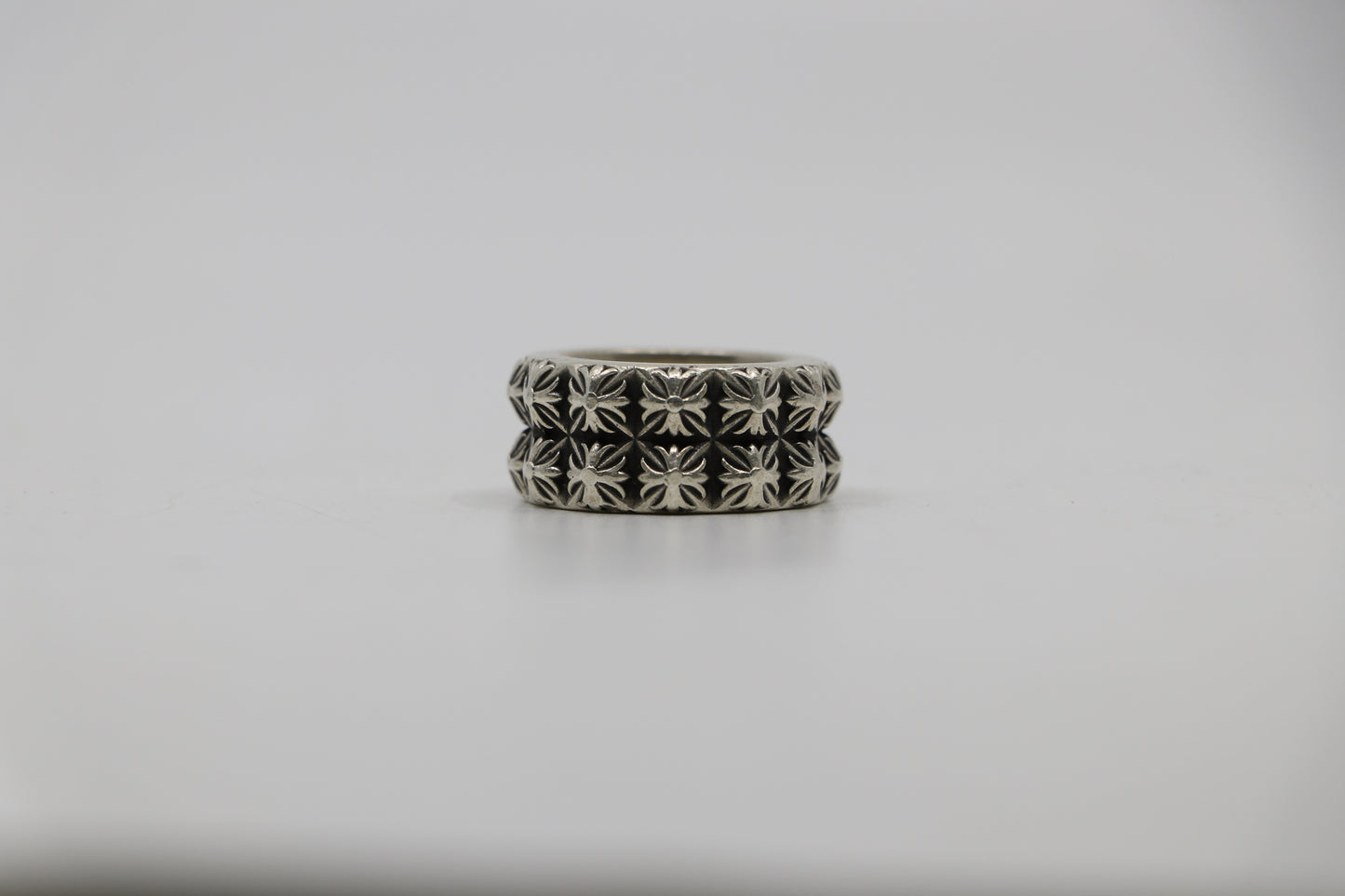 Chrome Hearts Double Pete Punk Ring Size 8