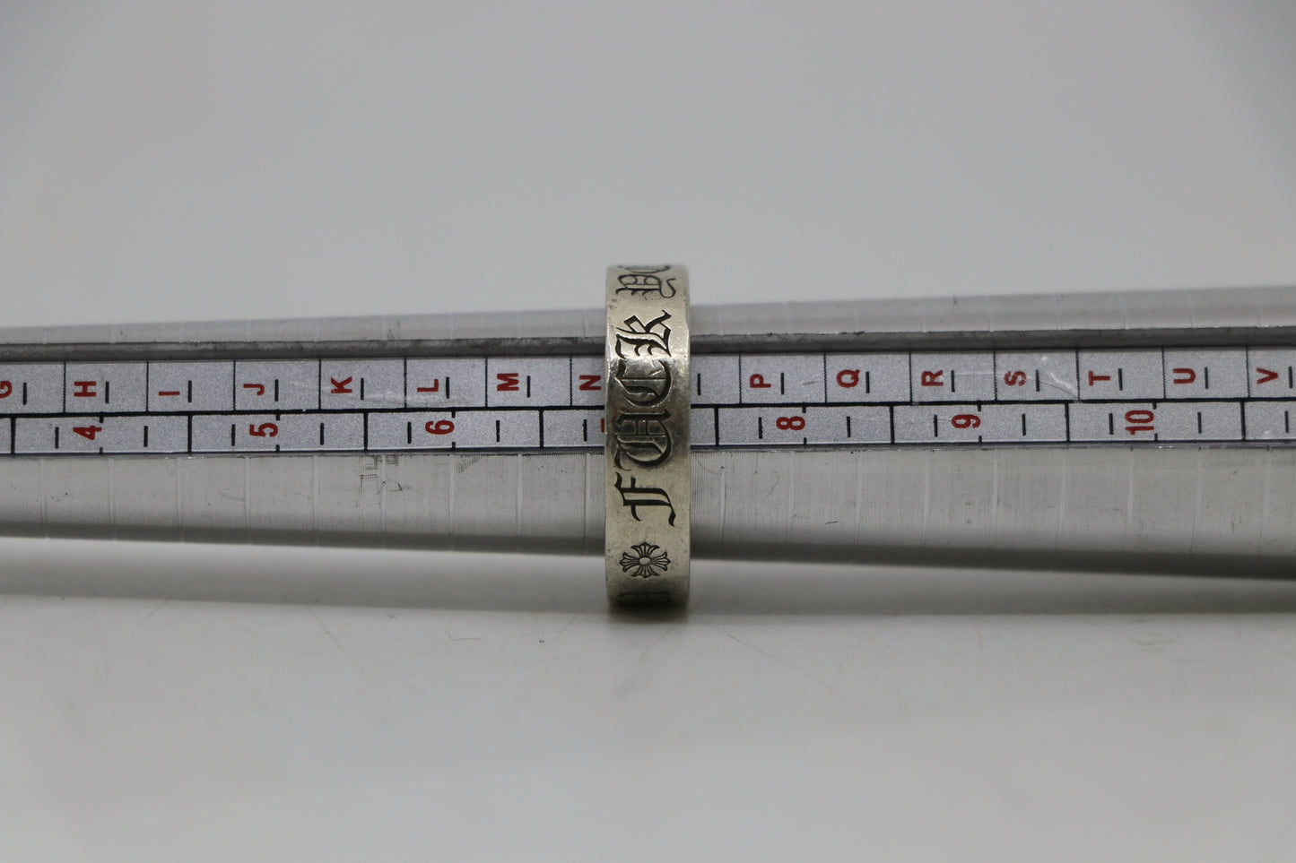 Chrome Hearts 6MM Fuck You Spacer Ring Size 7