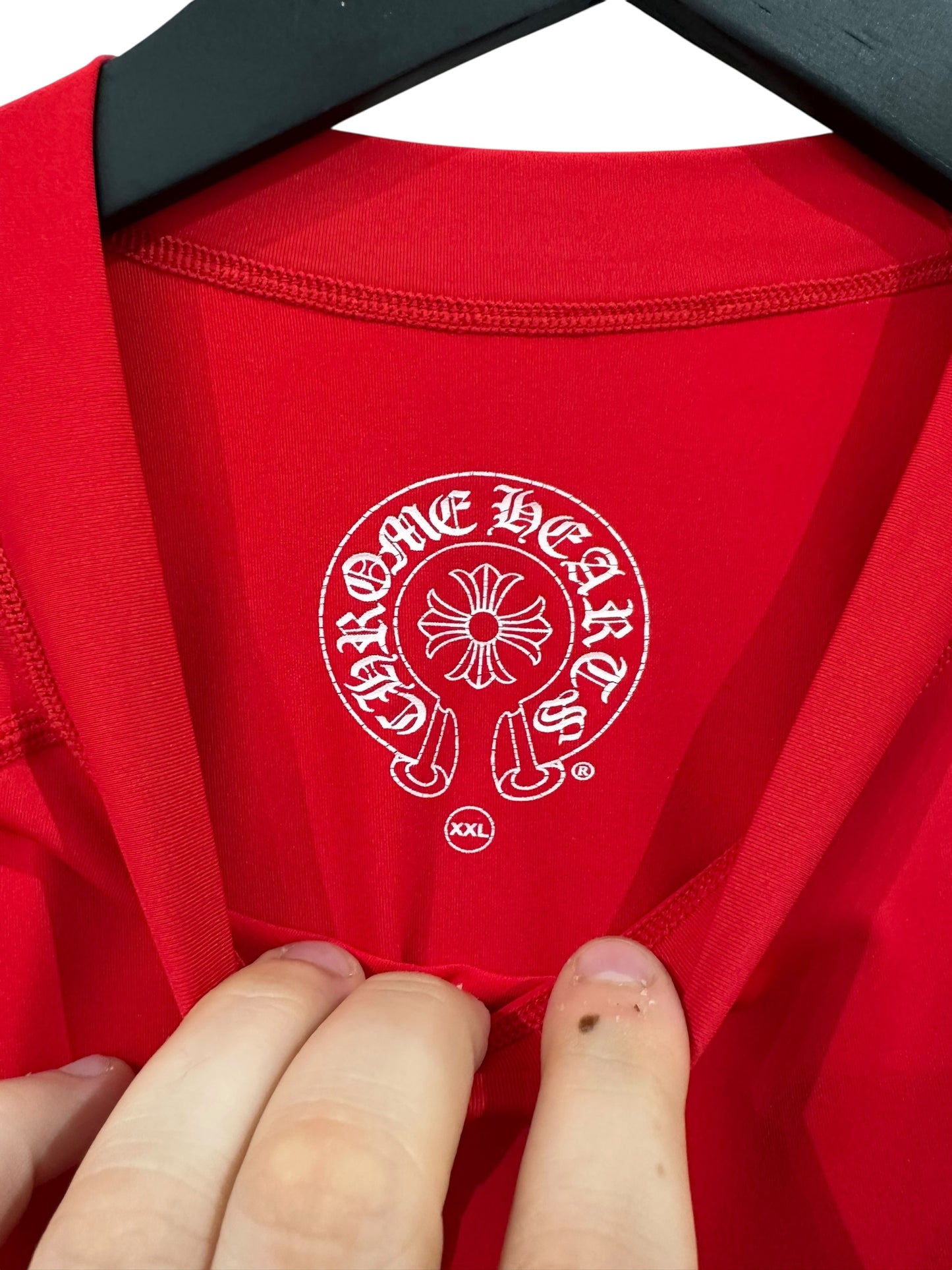 Chrome Hearts Rashguard Miami Beach Exclusive Red Size XXL