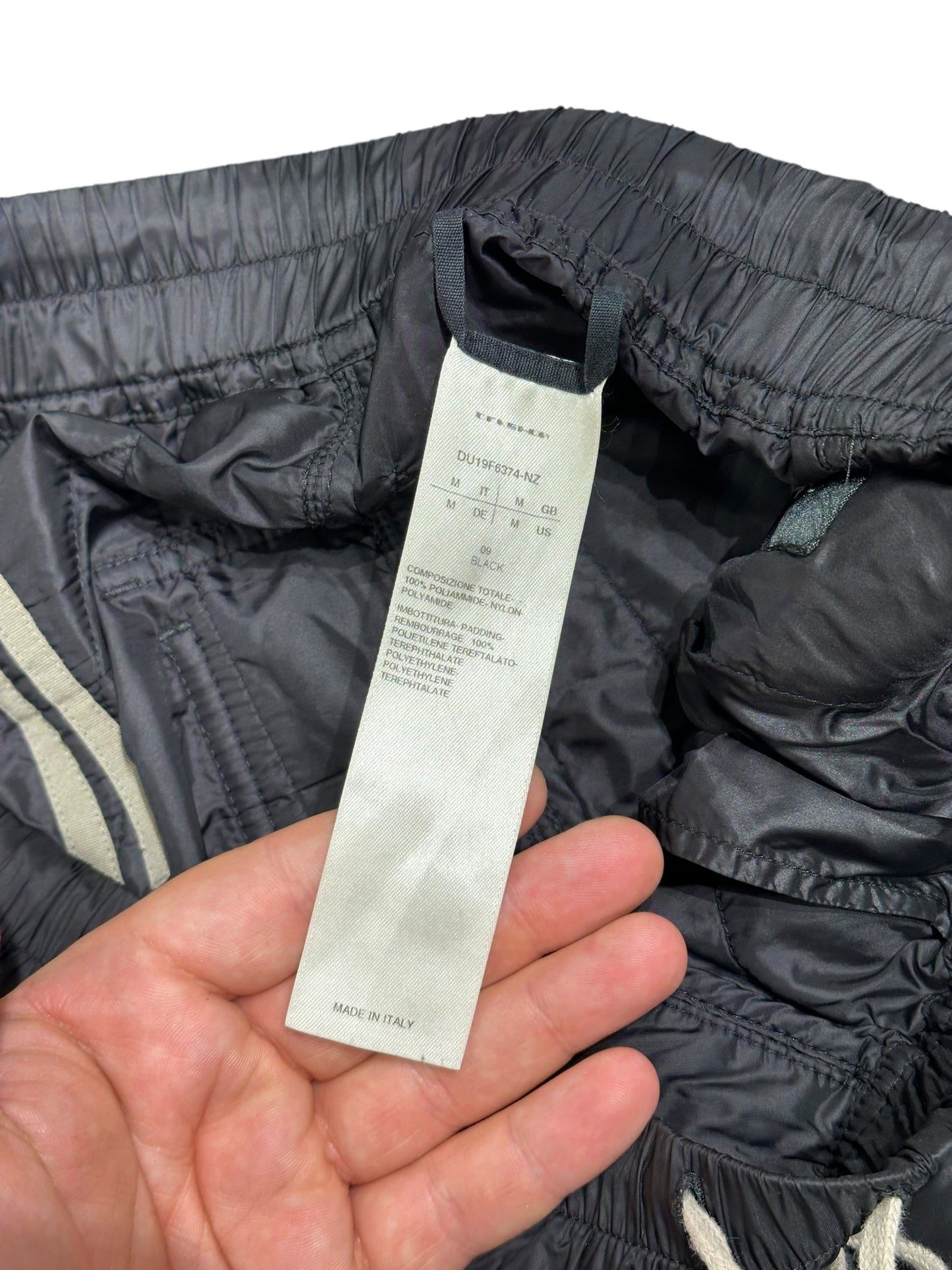 Rick Owens DRKSHDW Drop Crotch Padded Pants Size M