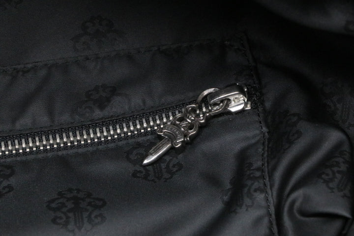 Chrome Hearts Cemetary Cross Canvas/Leather Bag