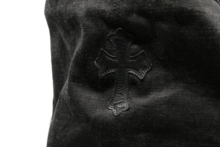 Chrome Hearts Cemetary Cross Canvas/Leather Bag