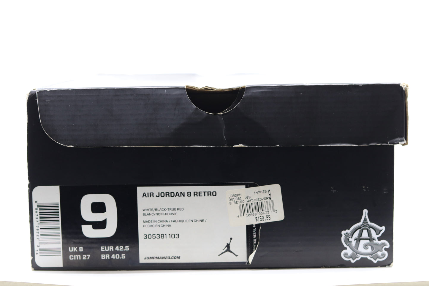 Air Jordan 8 Bugs Bunny 2012 Size 9