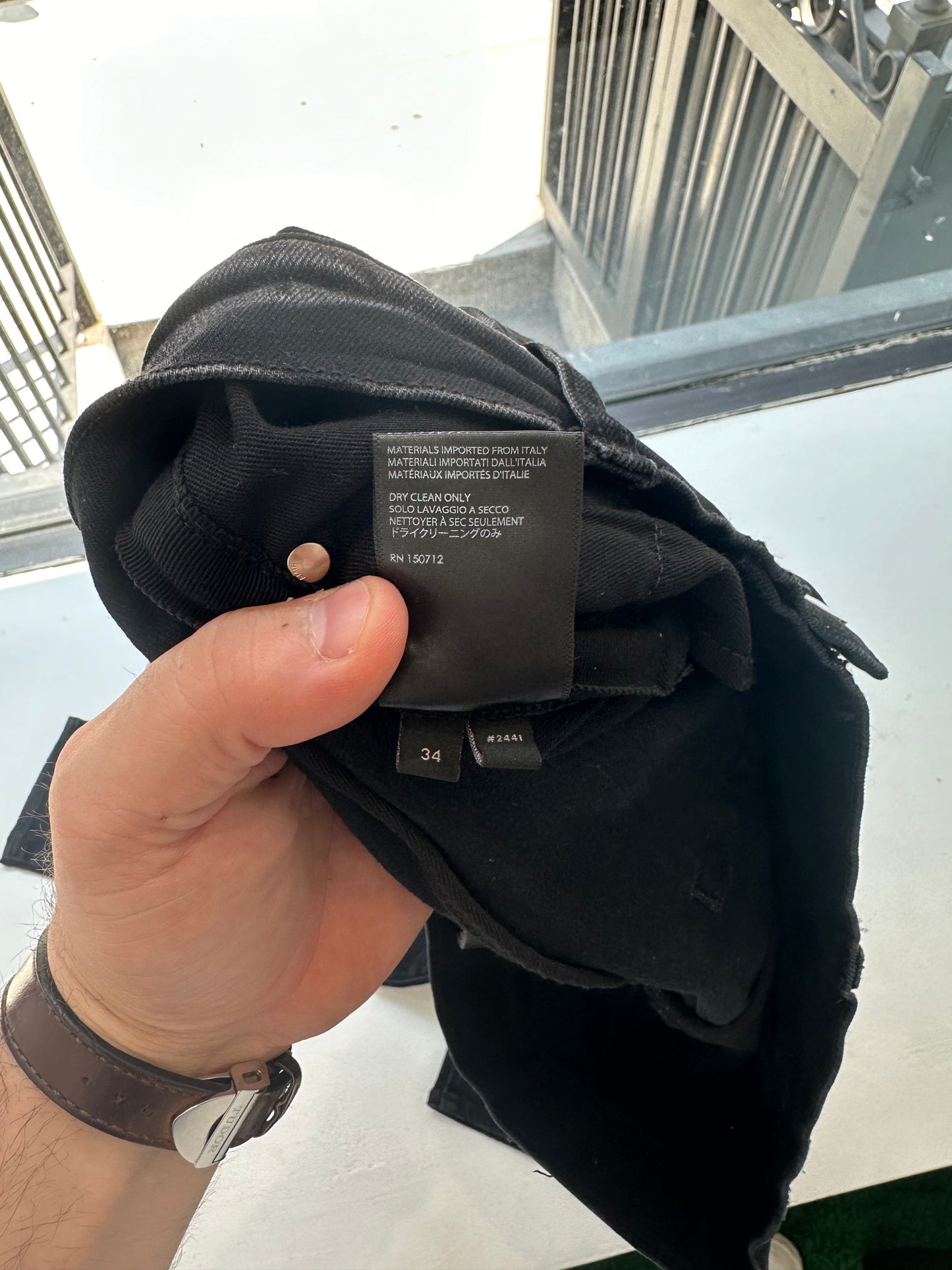 Amiri MX1 Jeans Aged Black Size 34