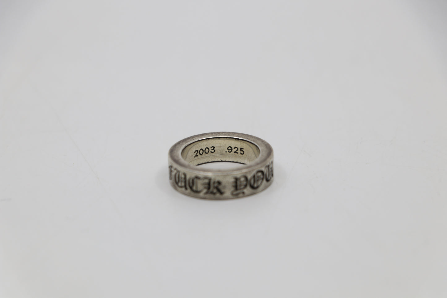 Chrome Hearts “Fuck You” 6MM Spacer Ring Size 5