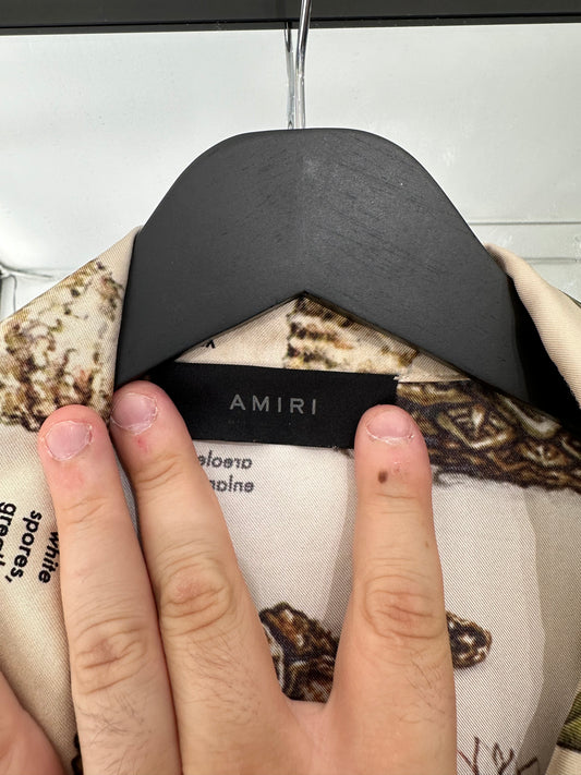 Amiri Psychedelic Silk T-shirt Size XXL