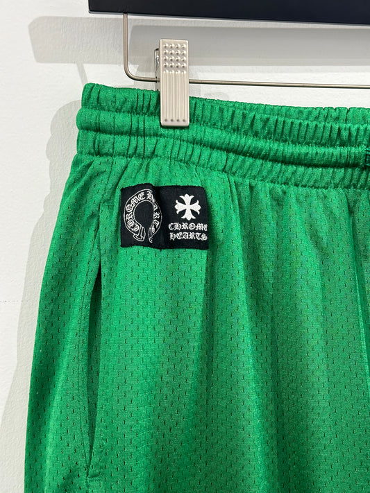 Chrome Hearts Green Floral Mesh Pants Size L