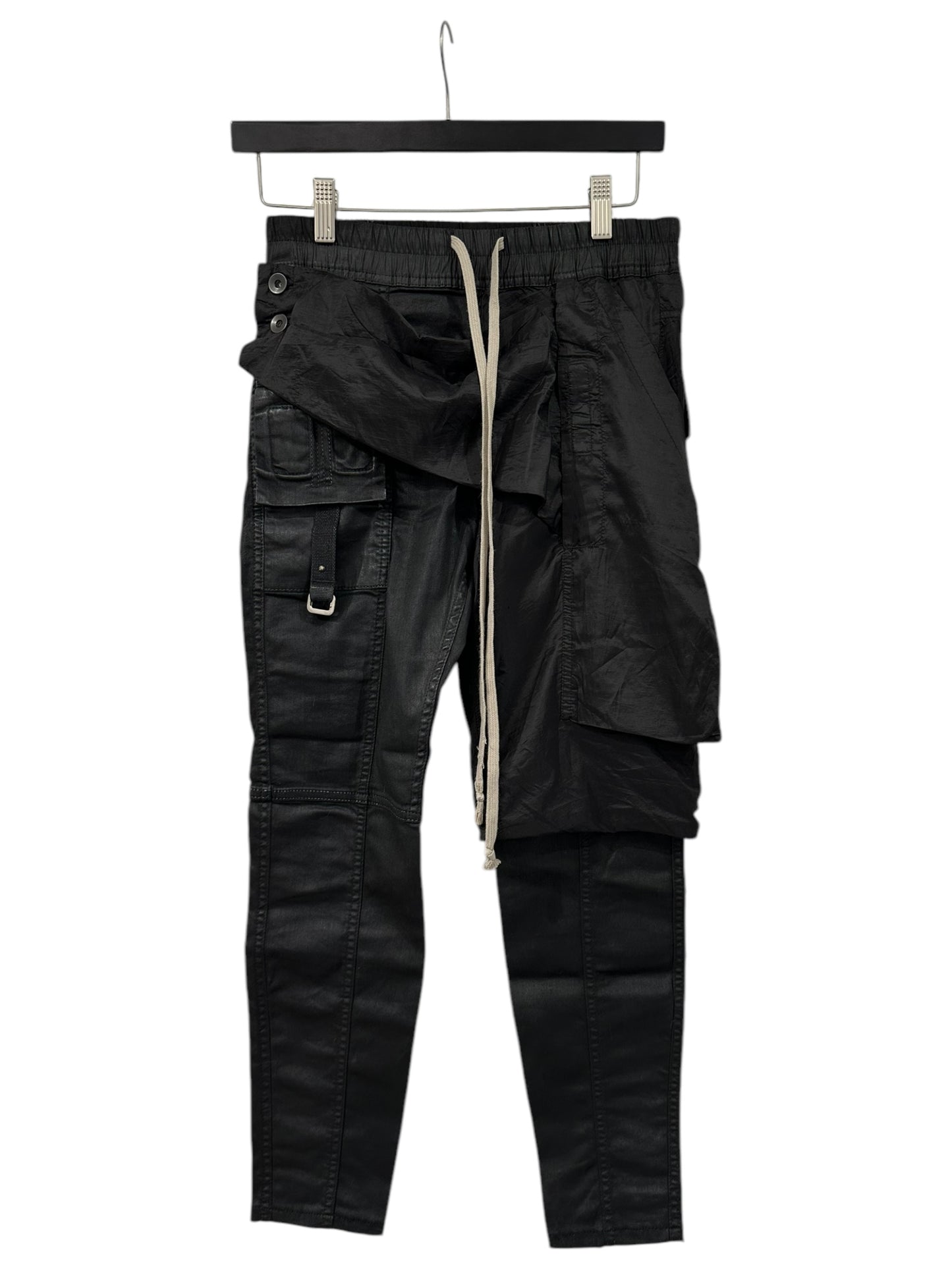 Rick Owens DRKSHDW Waxed Memphis Pants Size XS
