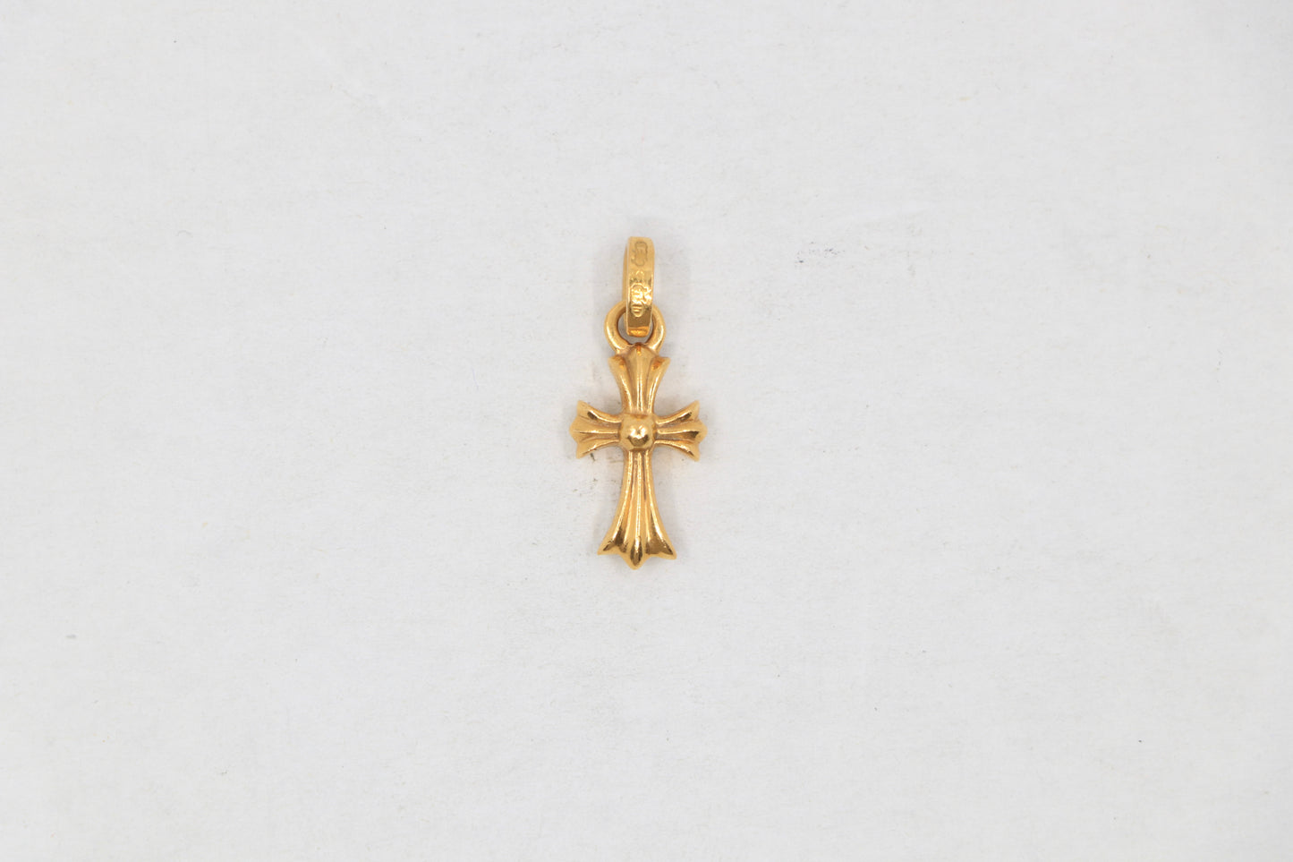 Chrome Hearts 22K Baby Fat Charm Pavé Blue Sapphires| AVNTGRDNY NYC