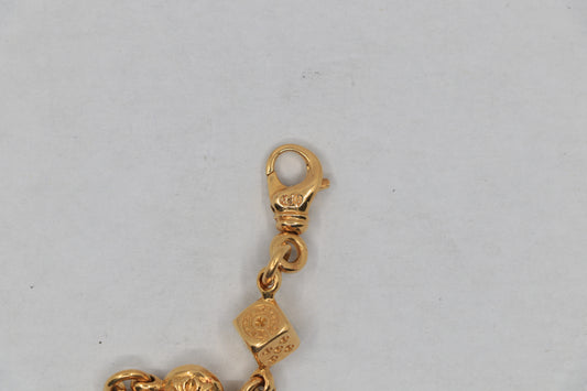 Chrome Hearts 22K Gold Dice Bracelet | AVNTGRDNY NYC