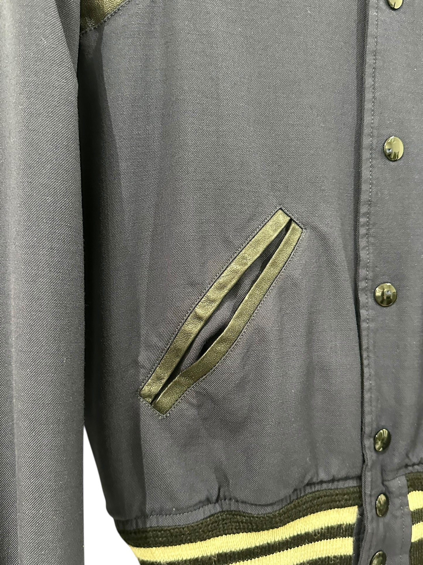Saint Laurent Hedi Slimane S/S 2016 Teddy Jacket Size 44