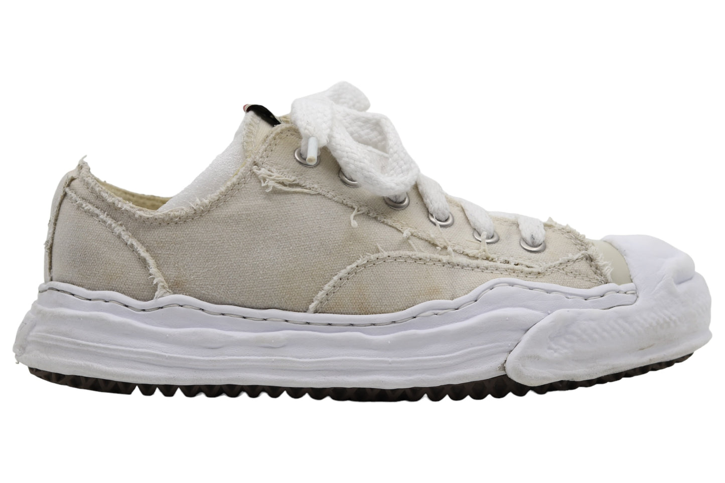 Maison Mihara Yasuhiro Hank OG Sole Canvas Sneaker White Size 44
