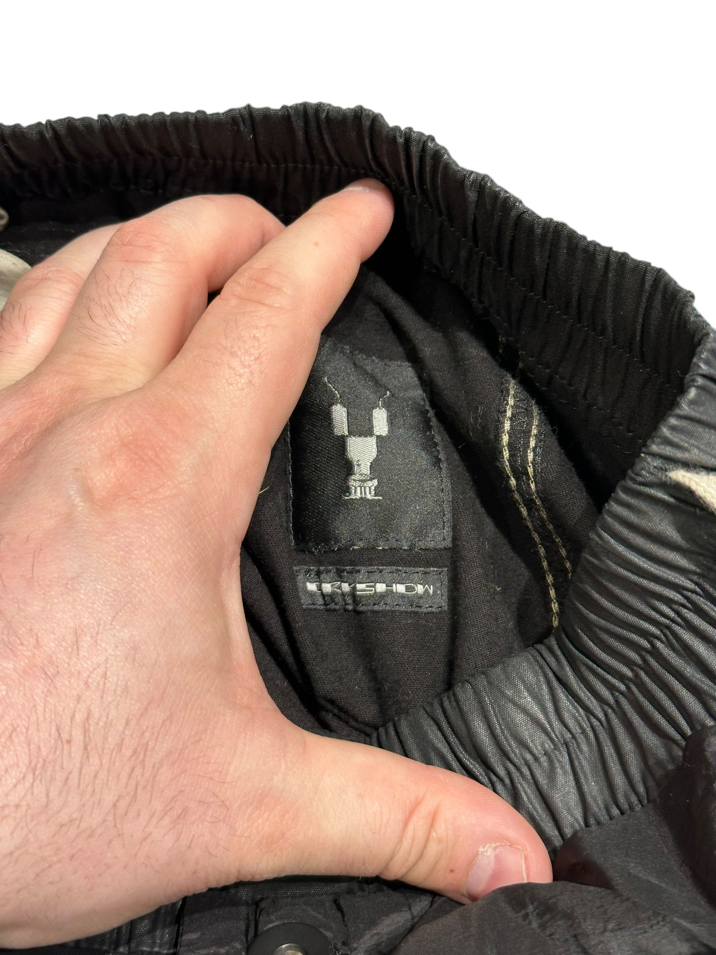 Rick Owens DRKSHDW Waxed Memphis Pants Size XS