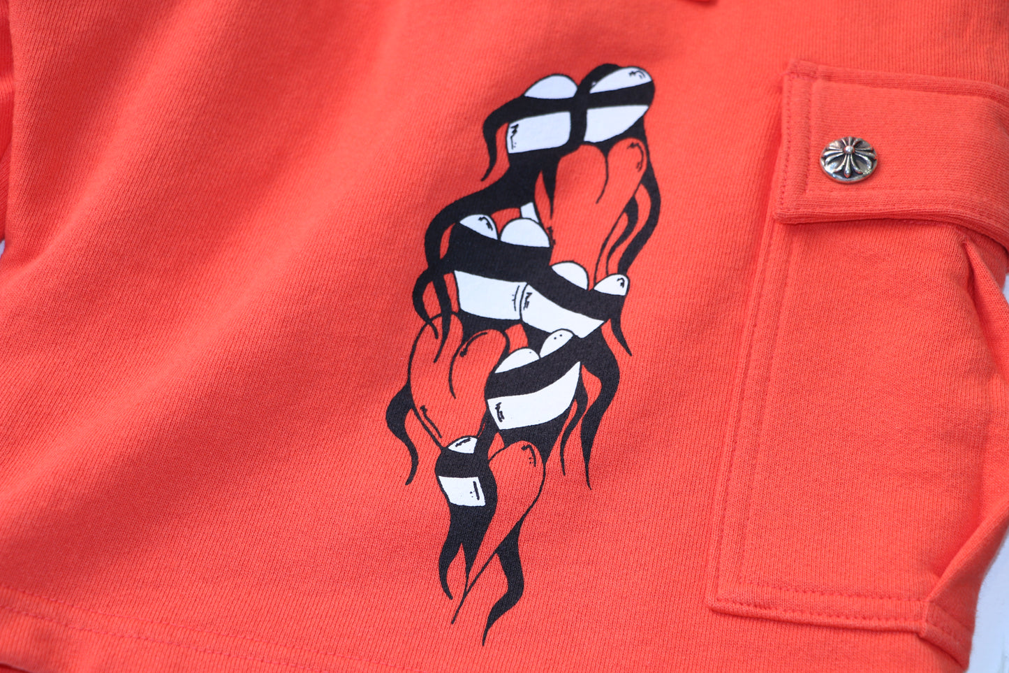 Chrome Hearts x Matty Boy Sadistic Lipstick Shorts Red