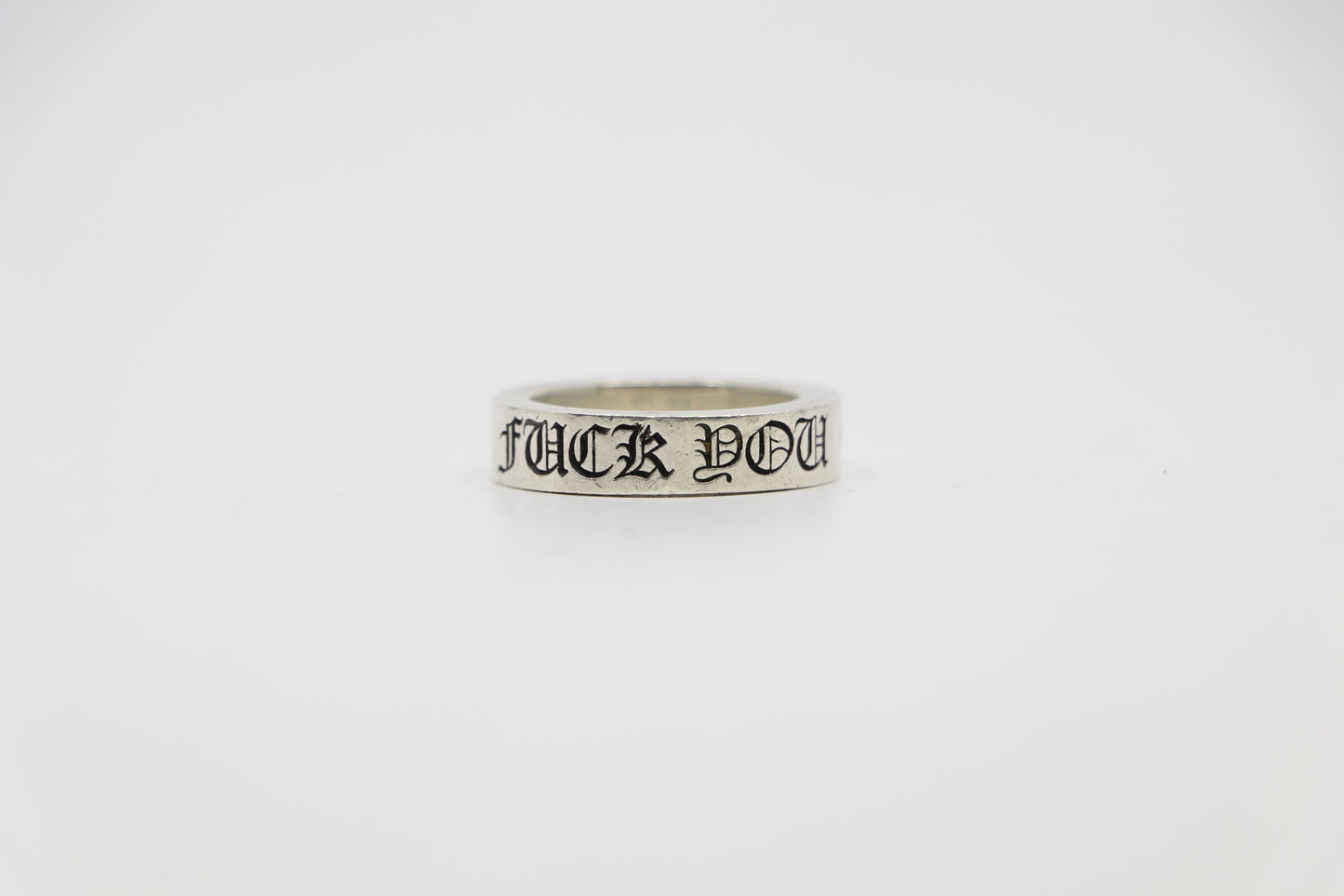 Chrome Hearts 6mm Fuck You Spacer Ring Size 10
