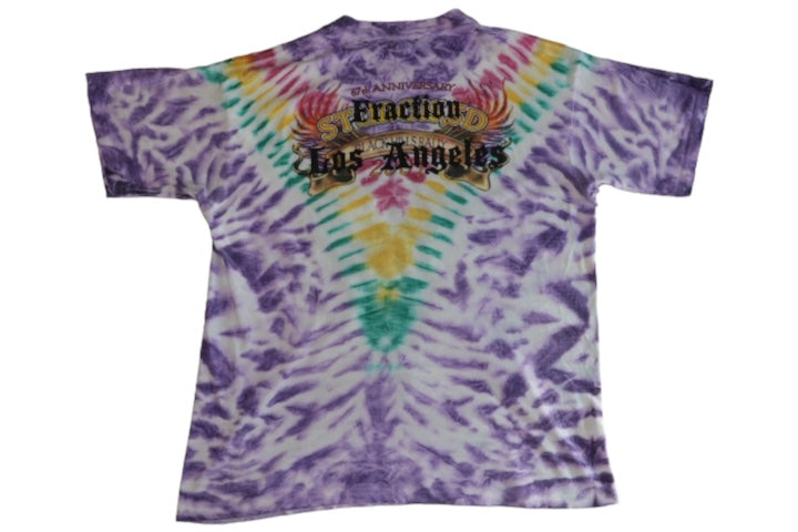 Fraction Los Angeles Sturgis,SD 2007 Tie Dye Tee Size XL