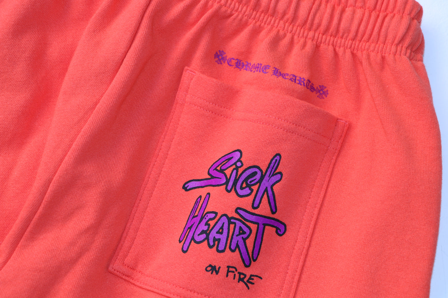 Chrome Hearts x Matty Boy Sadistic Lipstick Shorts Red