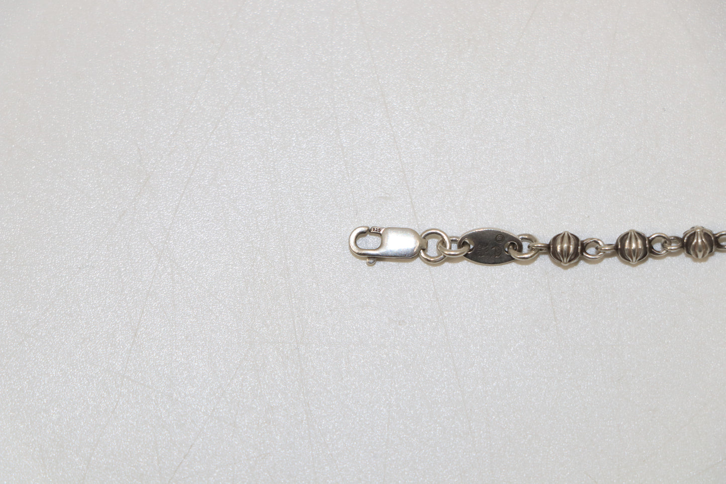 Chrome Hearts Ball Bead Bracelet 8” .925 Sterling Silver | AVNTGRDNY NYC