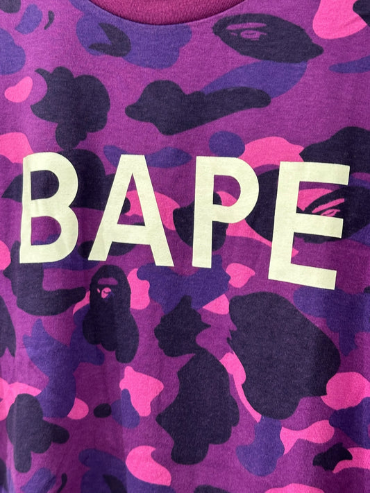 Bape Purple Camo T-Shirt XXL