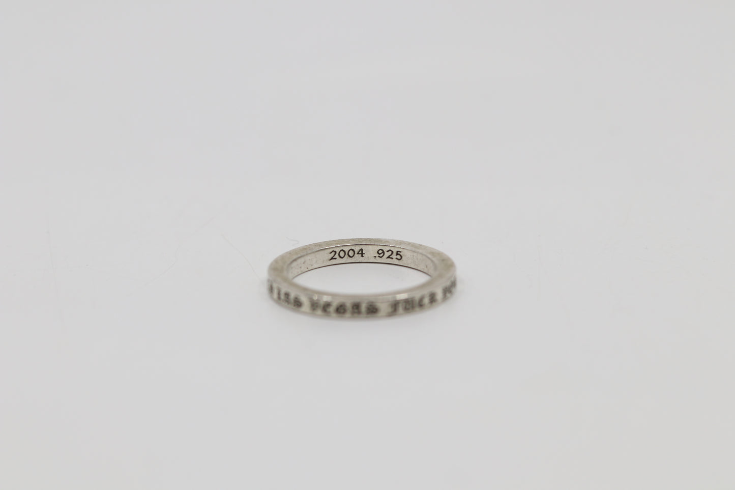 Chrome Hearts Las Vegas Fuck You 3MM Spacer Ring Size 12.5