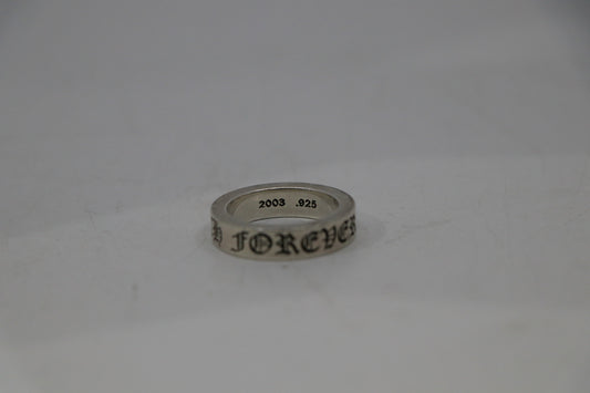 Chrome Hearts 6MM Spacer Ring “Forever” Size 10 | AVNTGRDNY NYC