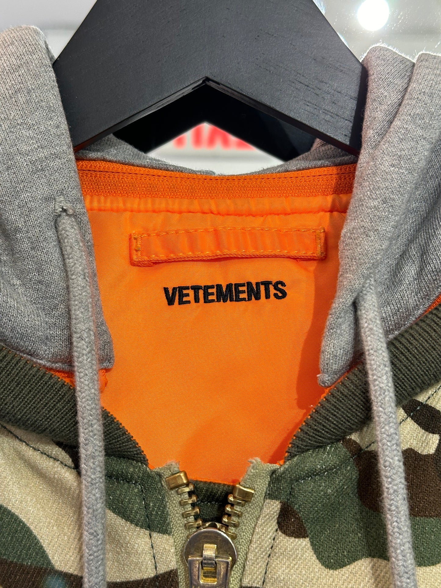 Vetements Camo Bomber Size S
