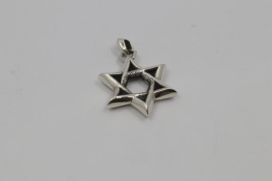 Chrome Hearts Large Star of David Pendant Silver .925 | AVNTGRDNY NYC