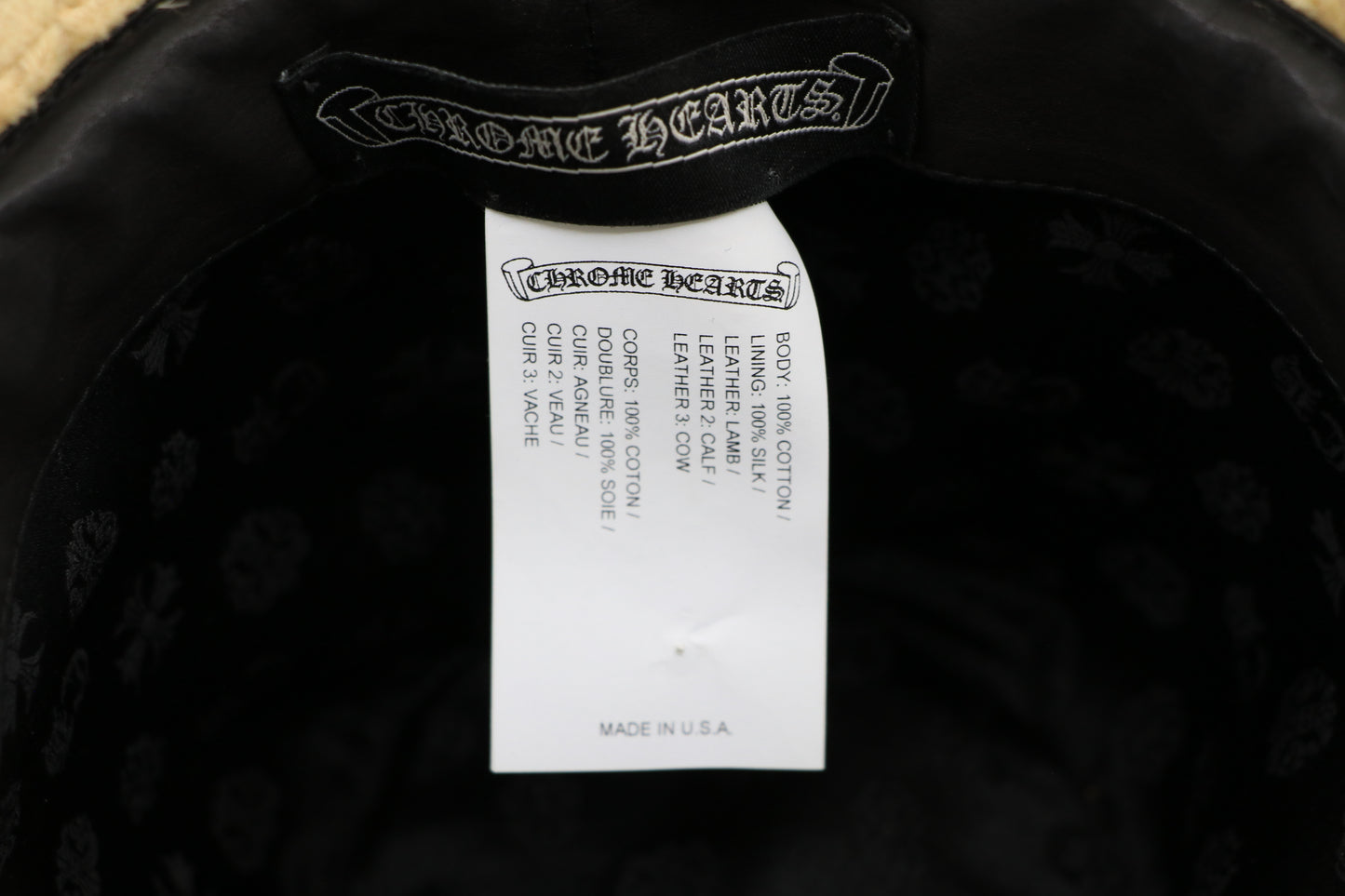Chrome Hearts Cordoroy Matty Boy Chomper Cowboy Hat Brown