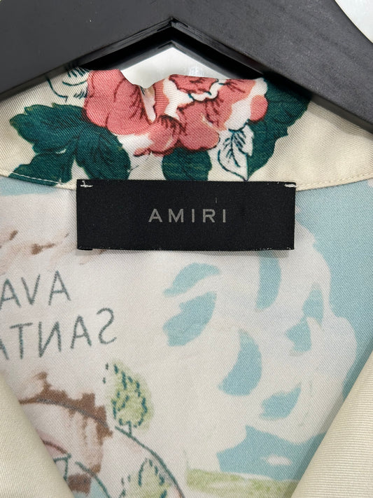 Amiri California Silk T-Shirt Size 3XL