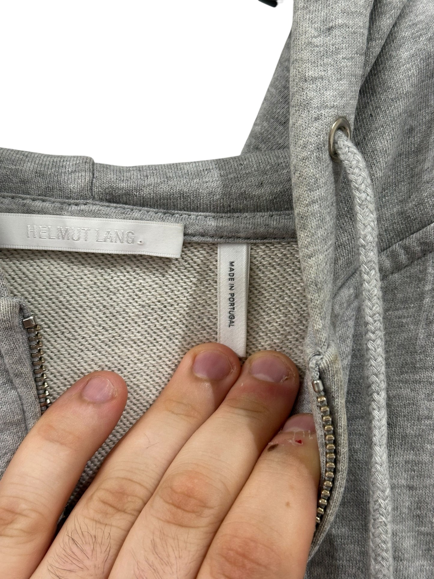 Helmut Lang 3D Zip Up Hoodie Size XL