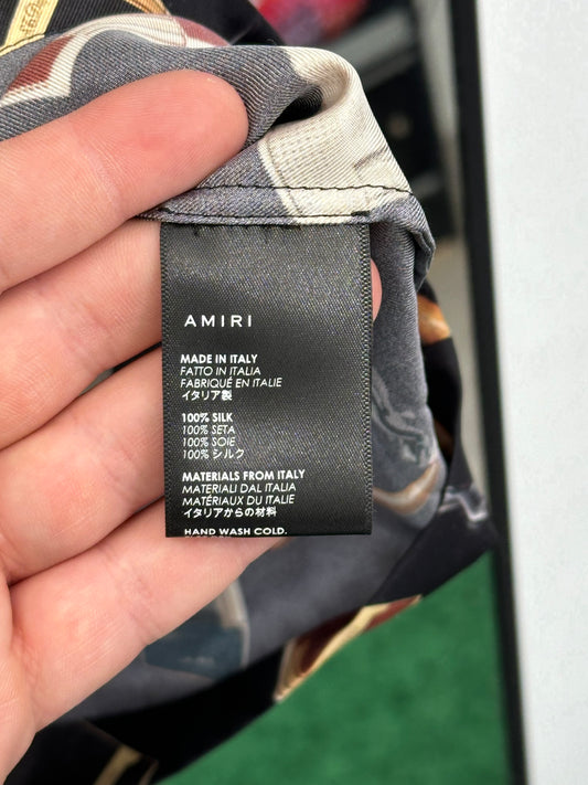 Amiri DuPont Falling Silk T-Shirt Size XL