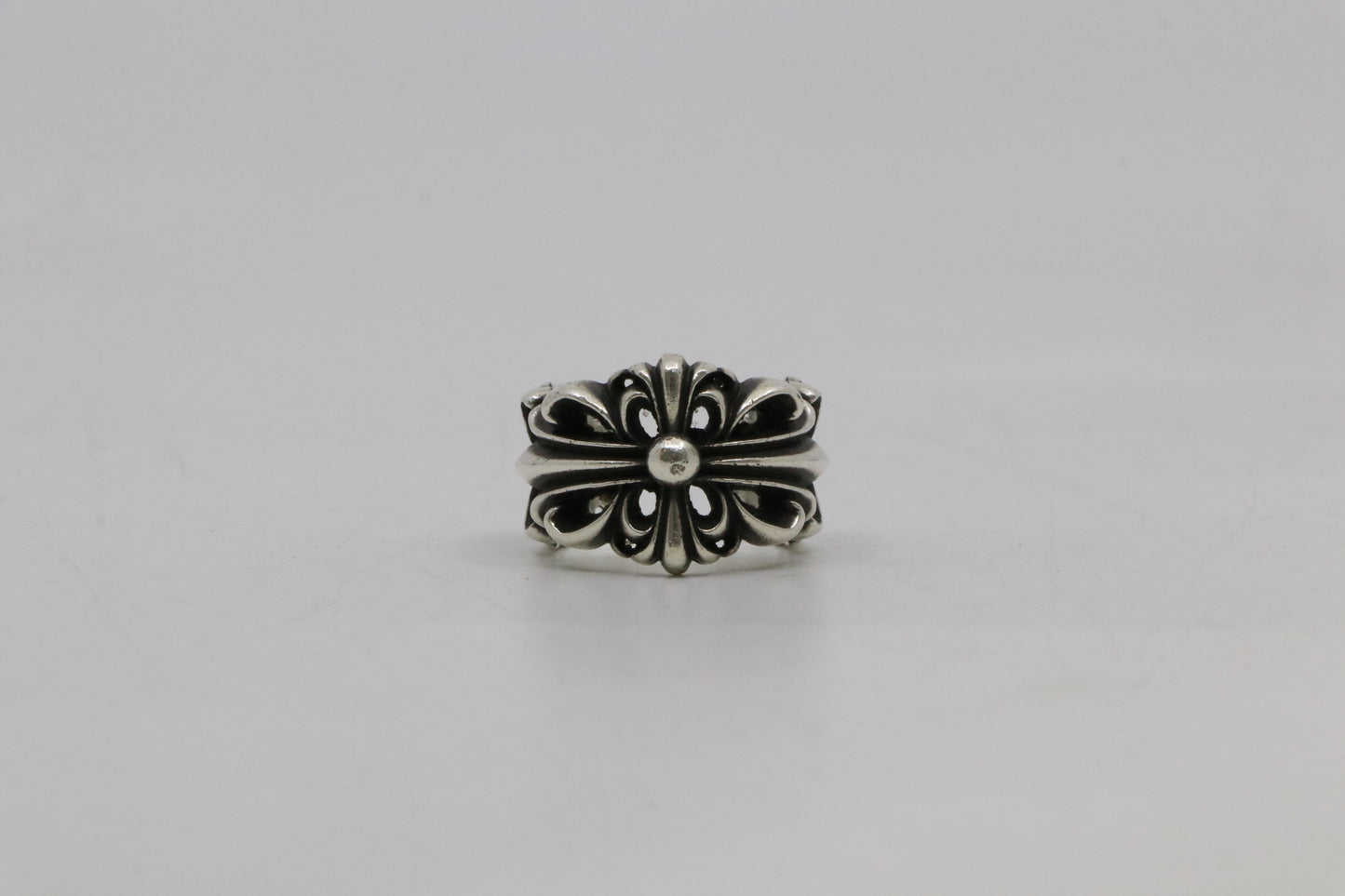 Chrome Hearts Double Floral Ring Size 7.5