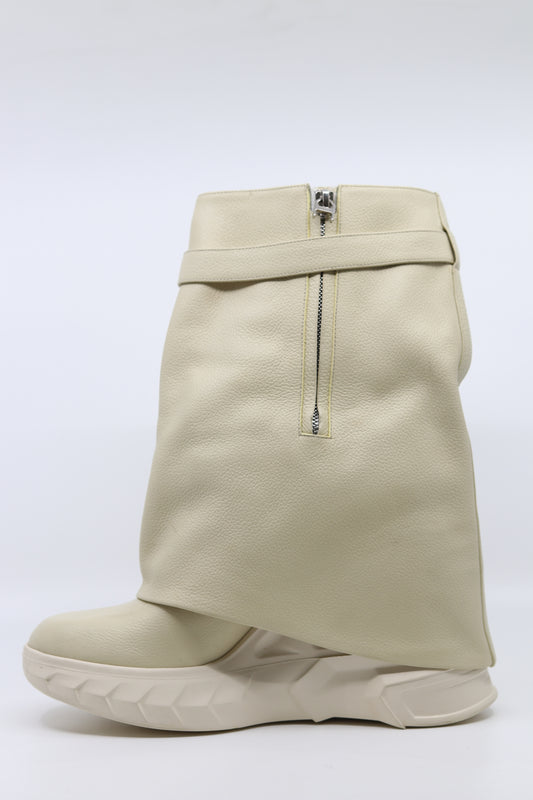 Givenchy Shark Boots Cream Size 41