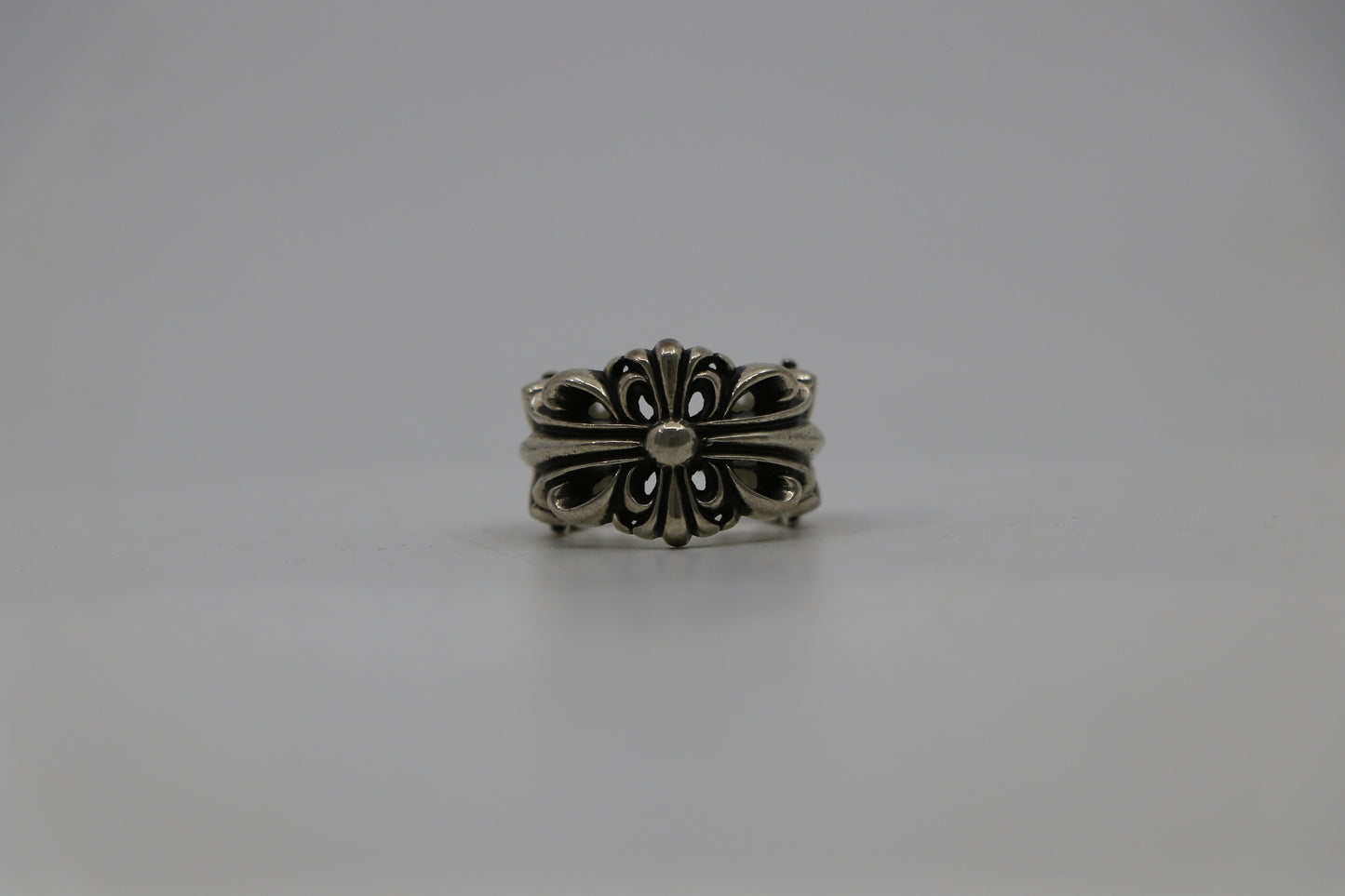 Chrome Hearts Double Floral Ring Size 5