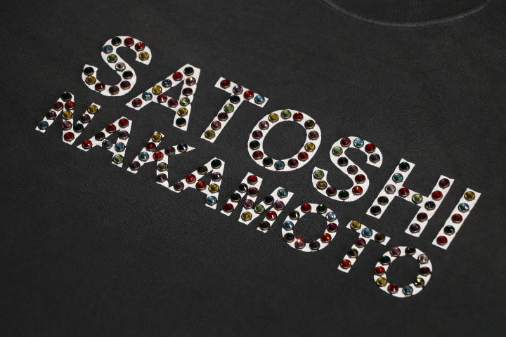 Satoshi Nakamoto Studded Logo Tee