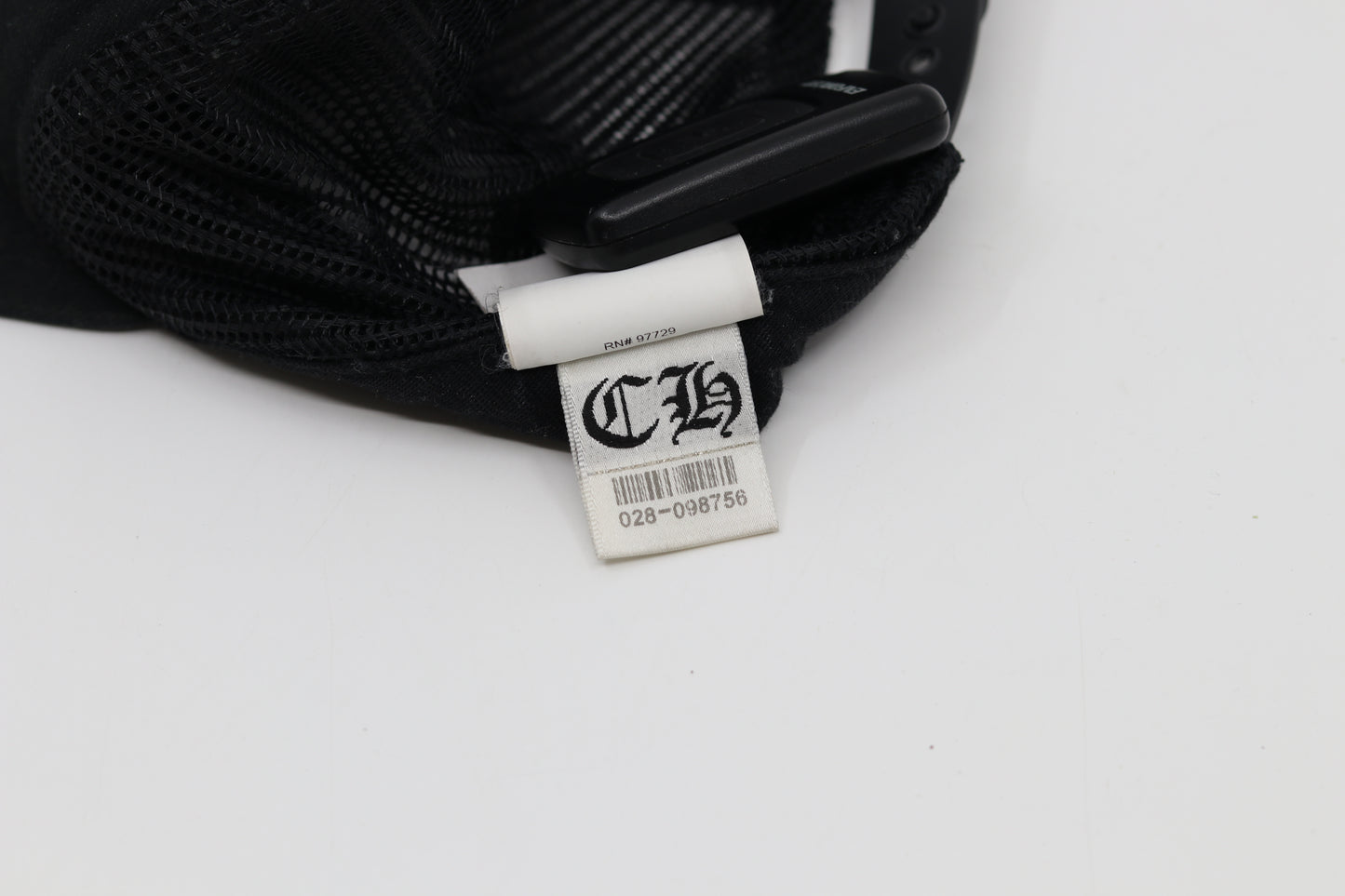 Chrome Hearts Leather Cemetary Cross Hat