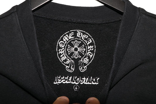 Chrome Hearts x Jesse Jo Stark Deadly Doll Crewneck Black Size L | AVNTGRDNY NYC