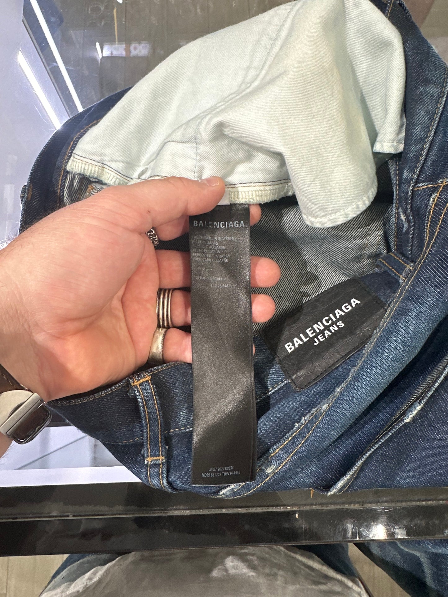 Balenciaga Distressed Jeans Size 31