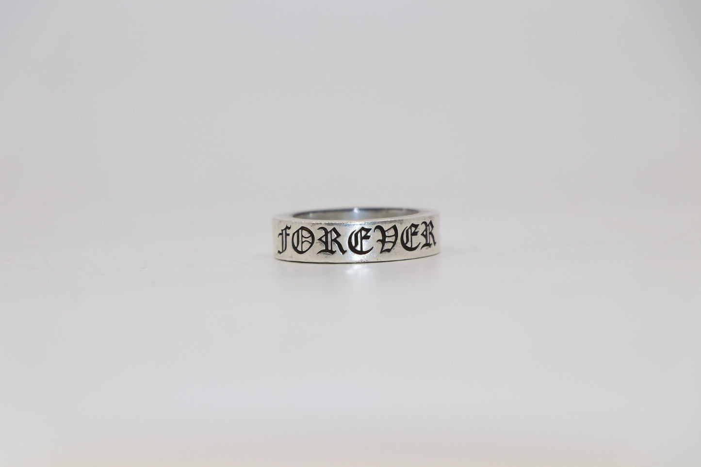 Chrome Hearts Forever 6MM Spacer Ring Size 8