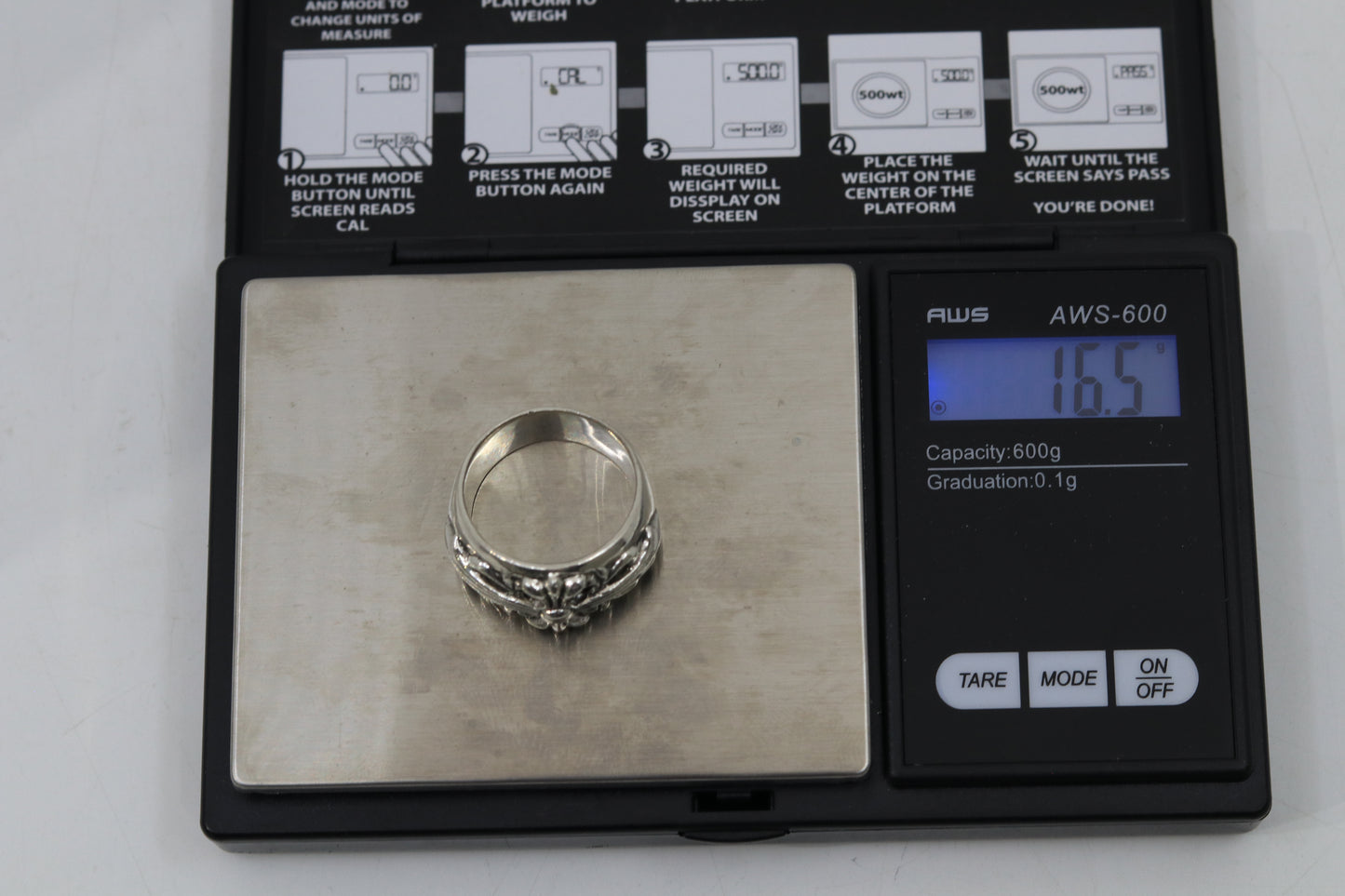 Chrome Hearts Floral Ring Size 10